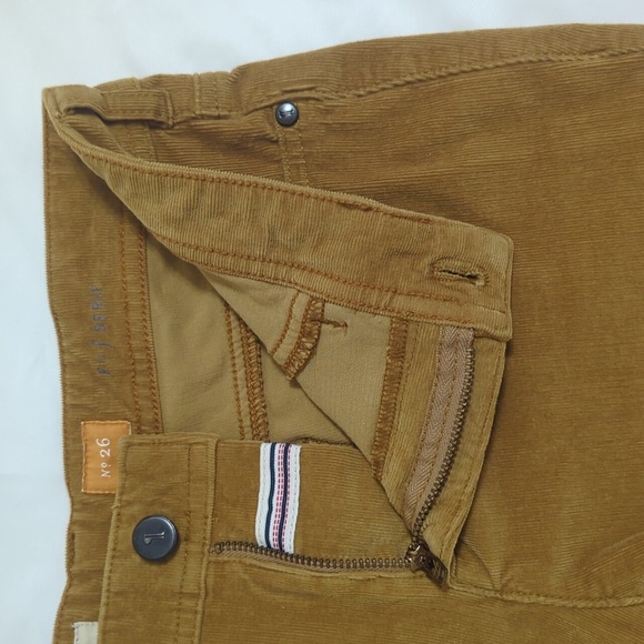 Anthropologie Pilcro & The Letterpress Corduroy Pants, Color Yellow Size 26 - Picture 9 of 15
